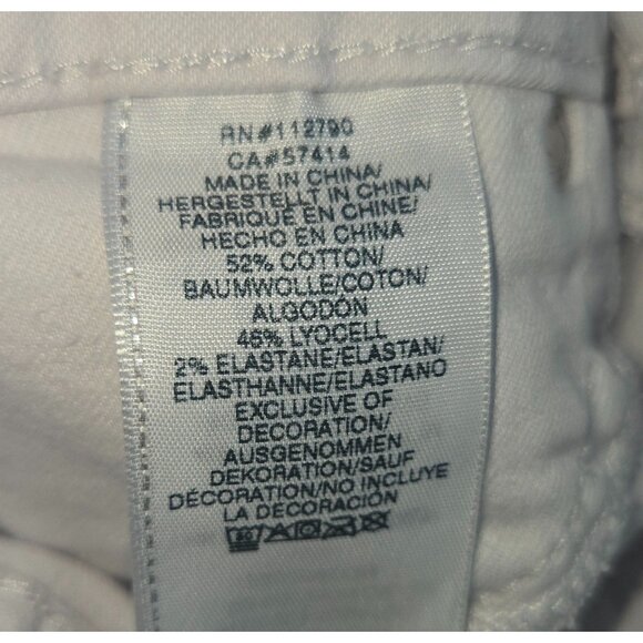 True Religion World Tour Womens White Skinny Jeans 28x28 - Picture 5 of 11